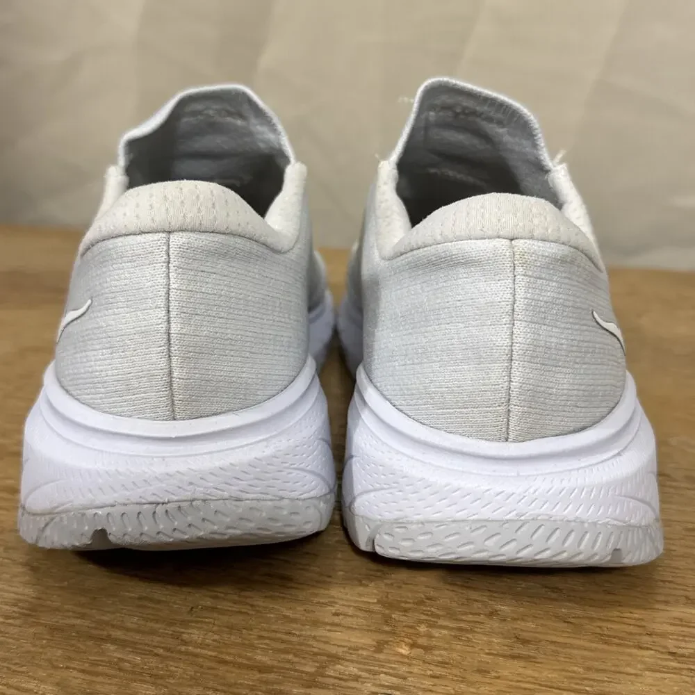 Hoka One One Cavu 3 Womens Size 7.5 White Walking Running Slip On Shoes Sneakers